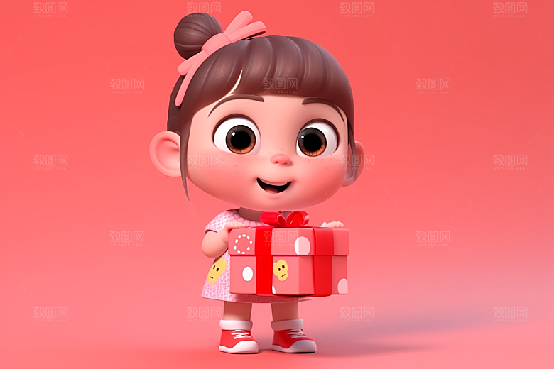 快乐儿童卡通童真模型