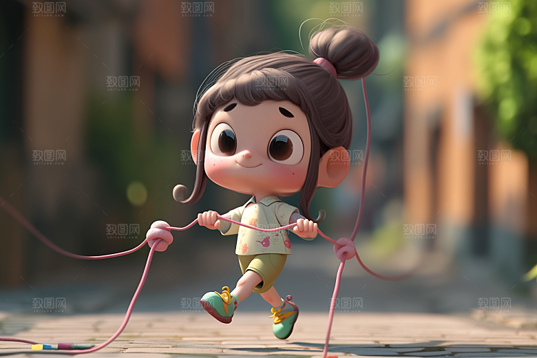 快乐儿童立体IP模型