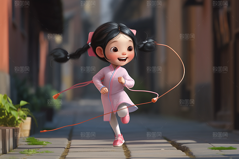 快乐儿童童真六一儿童节模型
