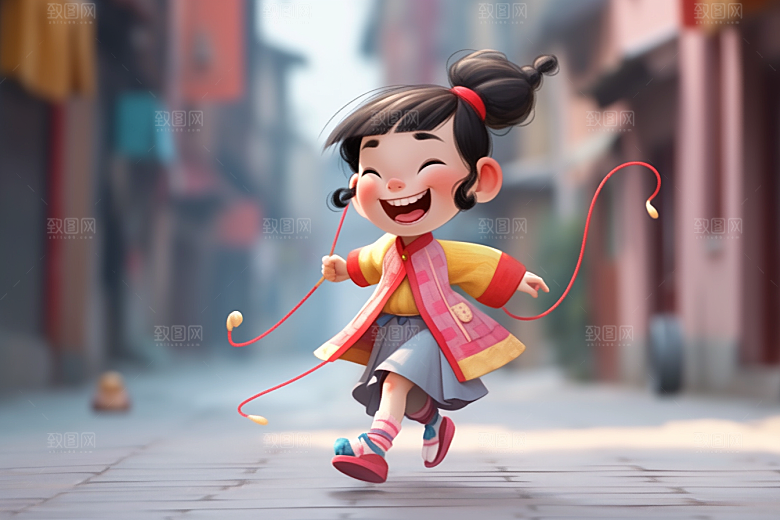 快乐儿童童趣IP模型