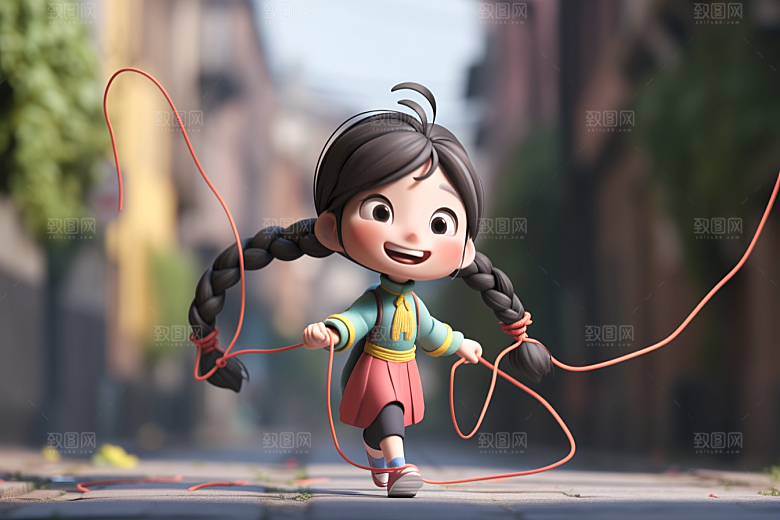 快乐儿童孩童童真模型