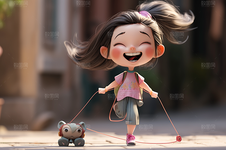 快乐儿童童趣IP模型