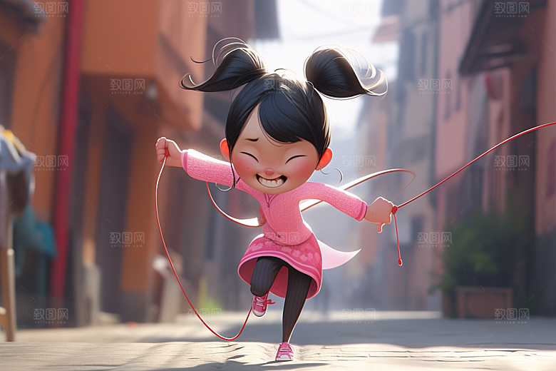 快乐儿童六一儿童节形象模型