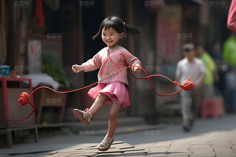 快乐儿童可爱立体模型
