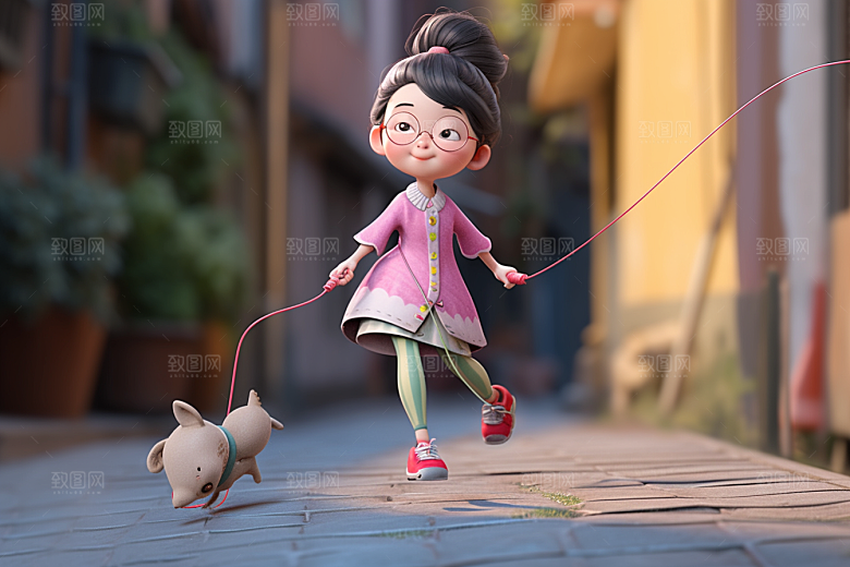 快乐儿童3D可爱模型