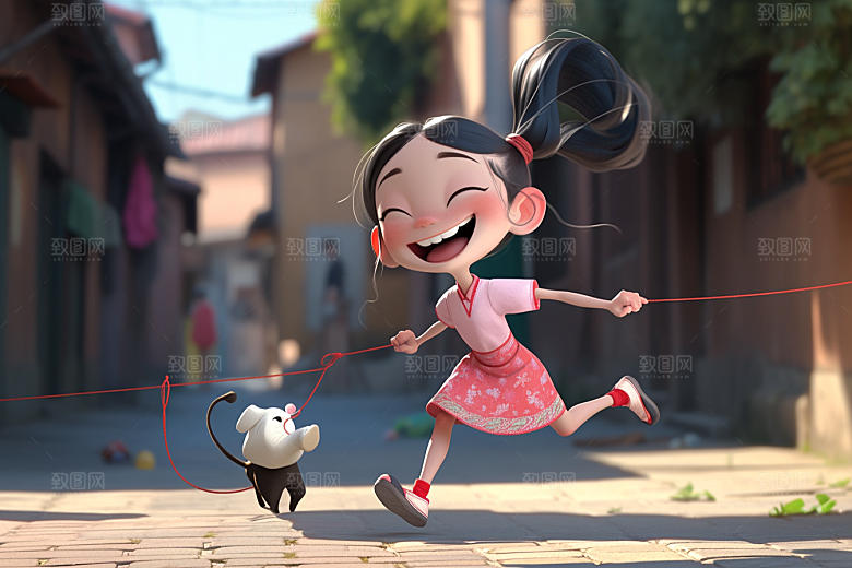 快乐儿童IP可爱模型