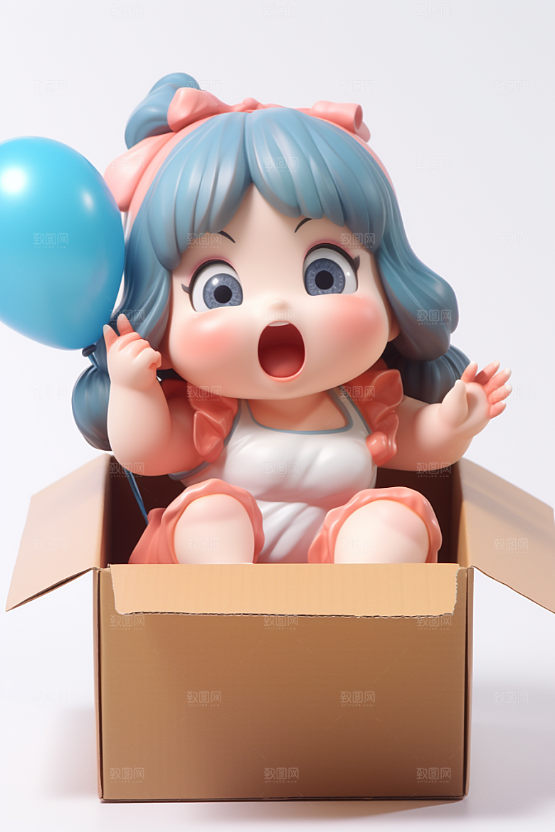 快乐儿童童趣人物模型