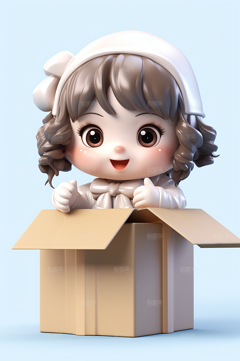 快乐儿童3D可爱模型