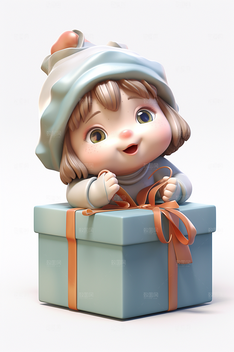 快乐儿童3D童真模型