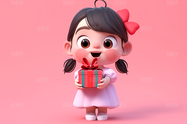 快乐儿童IP3D模型