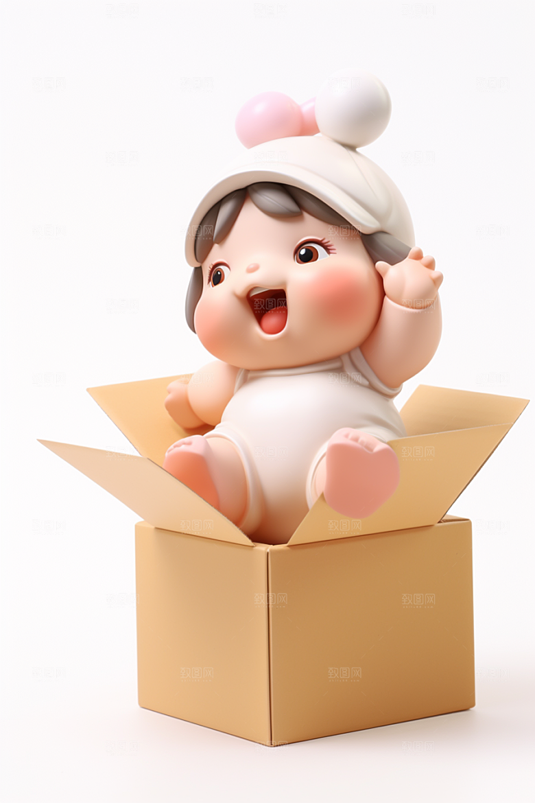 快乐儿童卡通孩童模型
