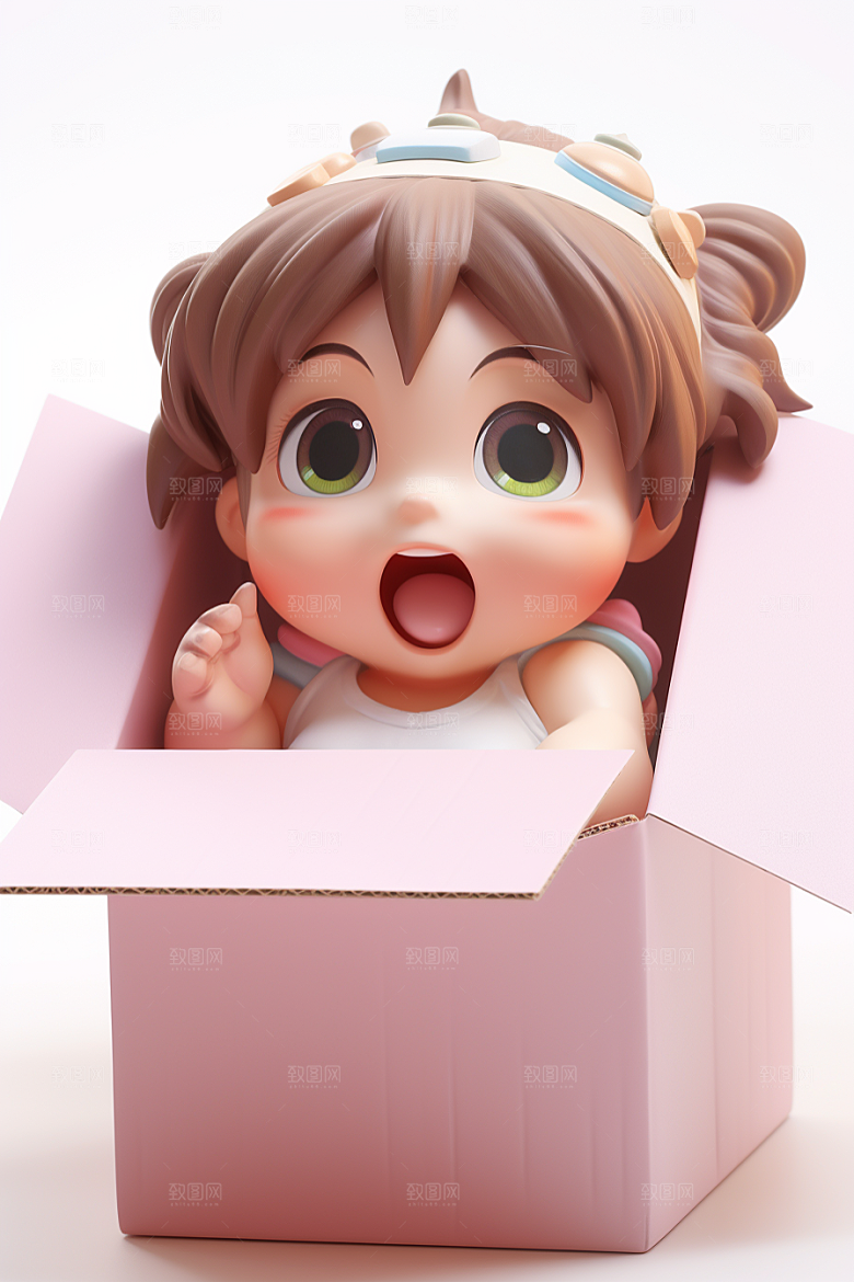 快乐儿童IP人物模型