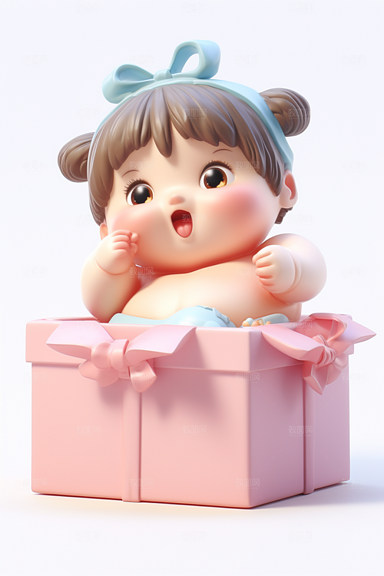 快乐儿童IP3D模型