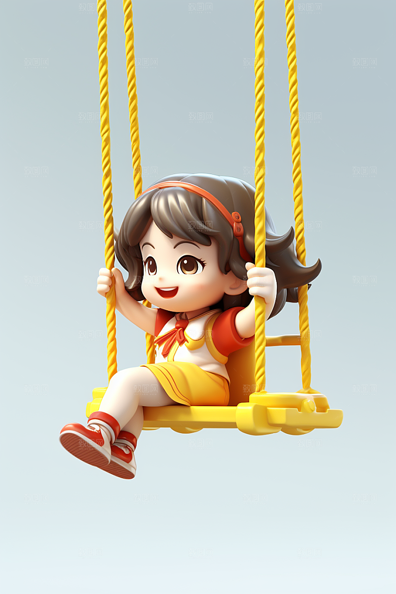 快乐儿童IP孩童模型