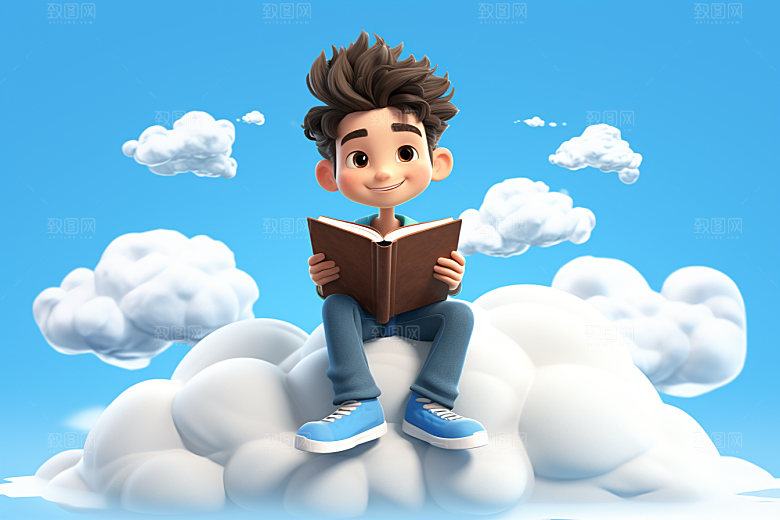 快乐儿童童真3D模型
