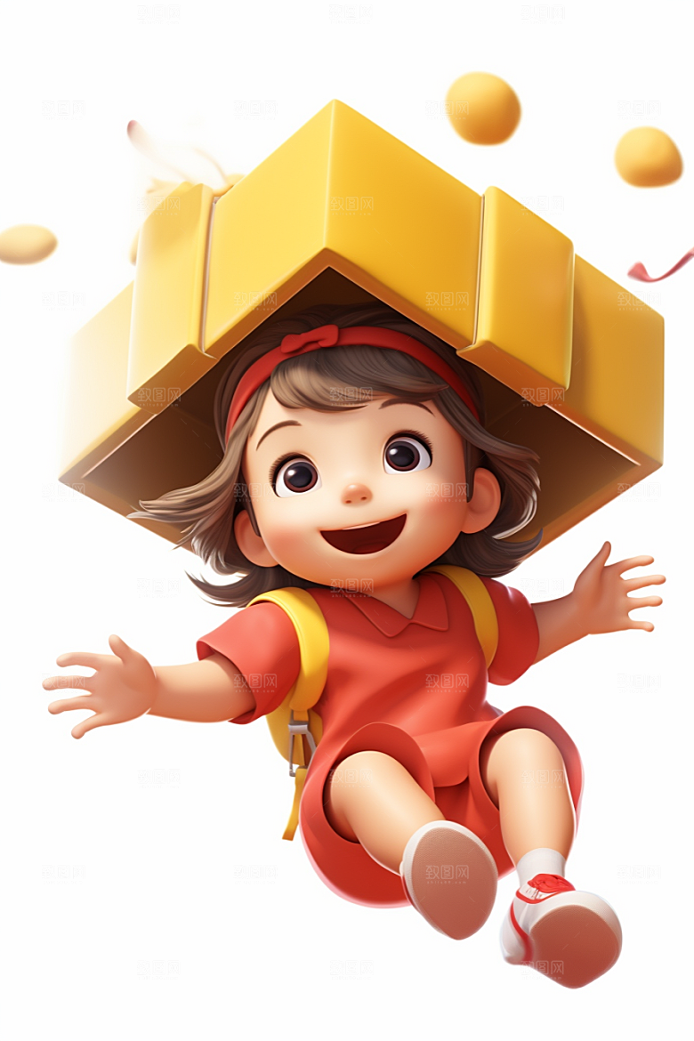 快乐儿童3D童真模型
