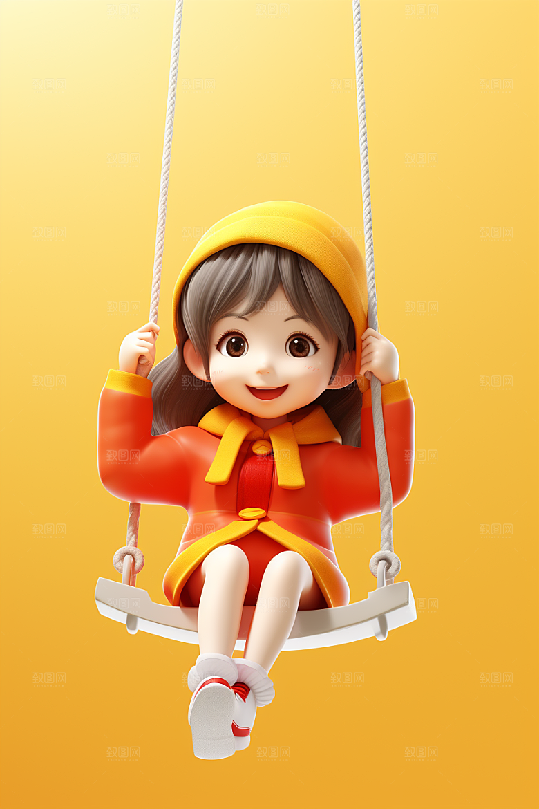快乐儿童立体孩童模型