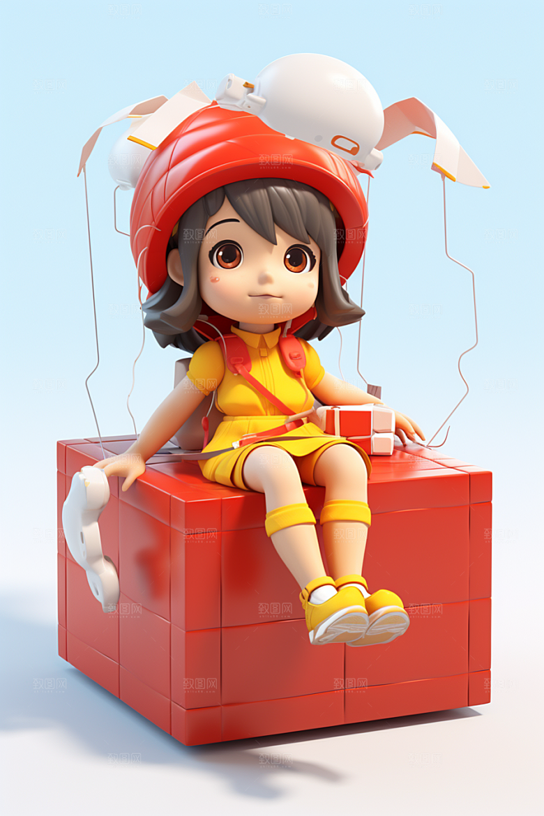 快乐儿童立体3D模型