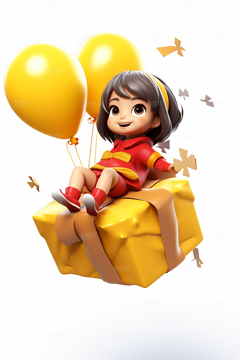 快乐儿童立体童真模型