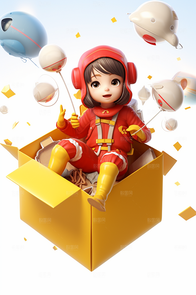 快乐儿童童趣可爱模型