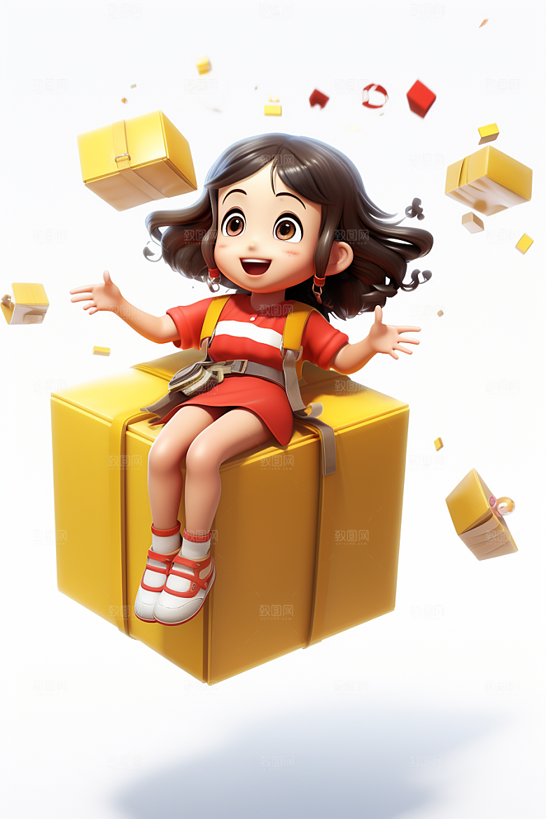 快乐儿童3D立体模型
