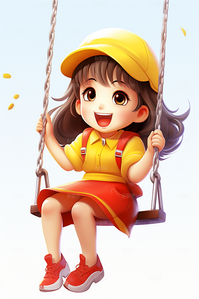 快乐儿童人物童趣模型