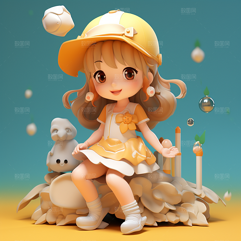 快乐儿童IP卡通模型