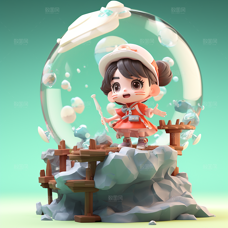 快乐儿童立体童真模型