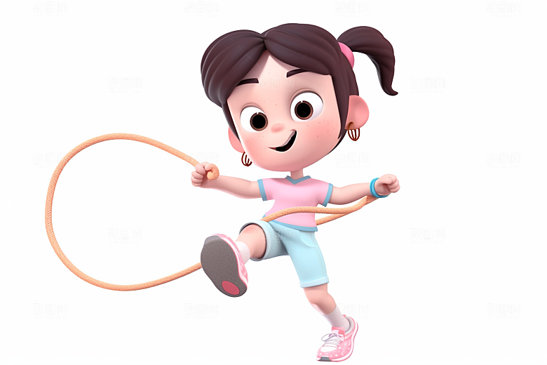 快乐儿童可爱孩童模型