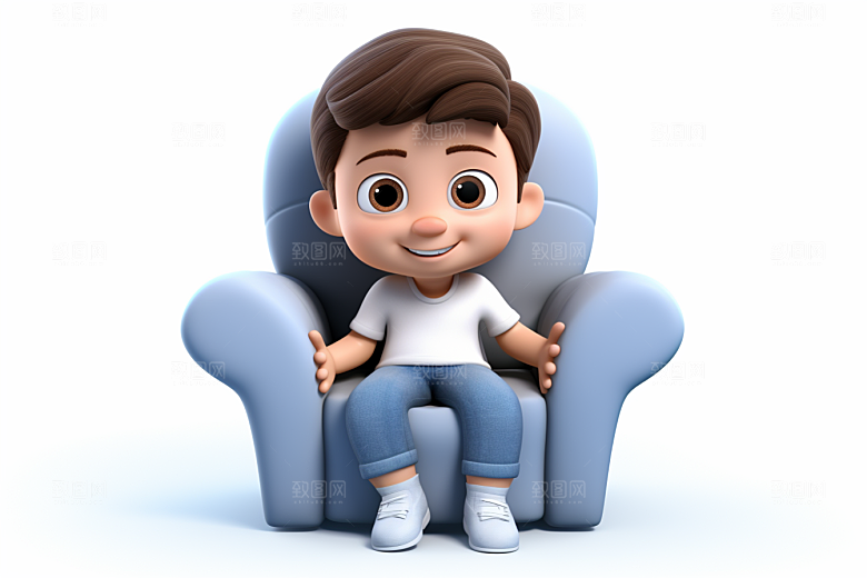 快乐儿童3D六一儿童节模型