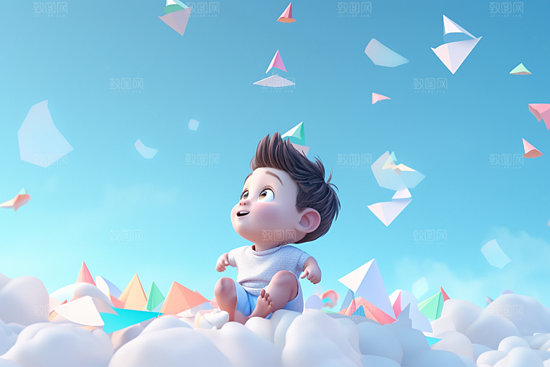 快乐儿童3D童趣模型