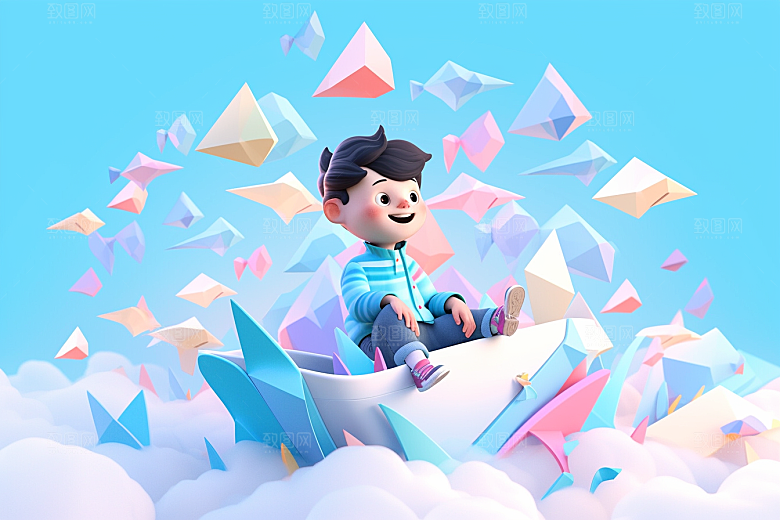 快乐儿童3D童趣模型