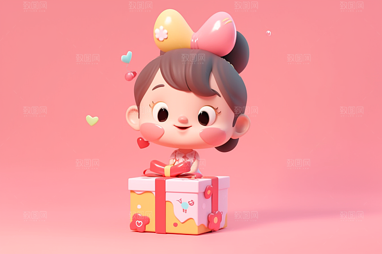 快乐儿童卡通IP模型