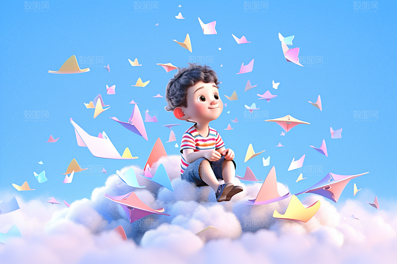 快乐儿童3D童真模型