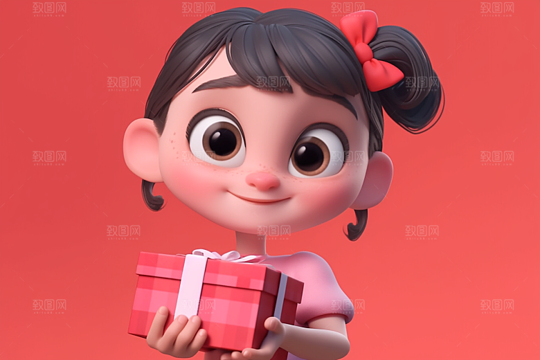 快乐儿童3D童真模型