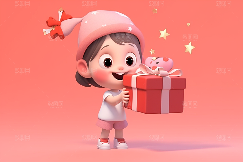 快乐儿童孩童童趣模型