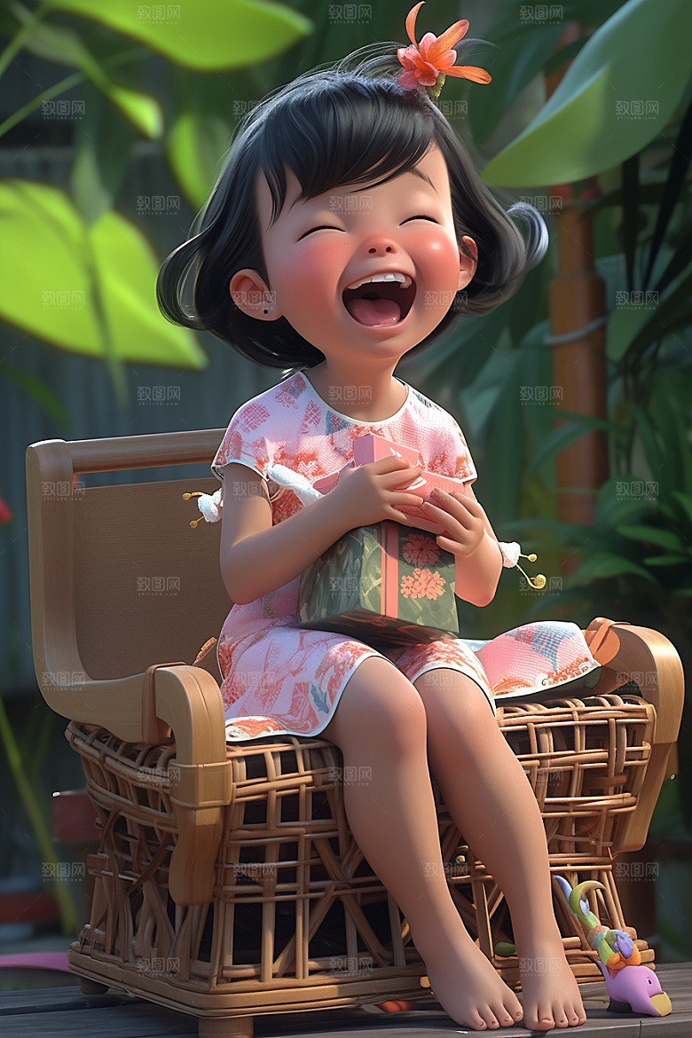 快乐儿童童趣IP模型