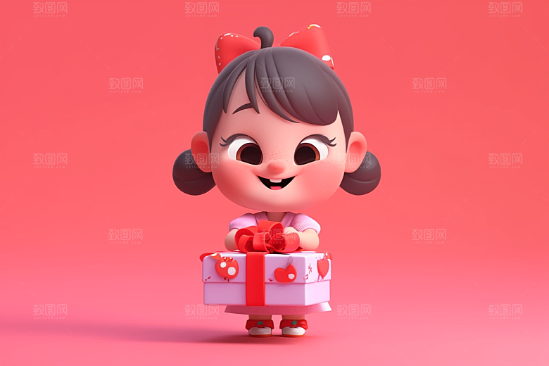 快乐儿童形象人物模型