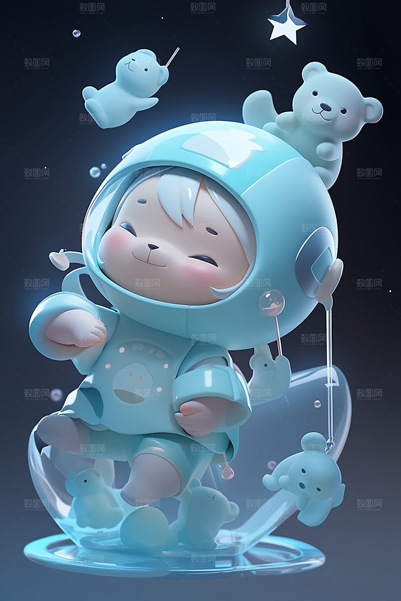 快乐儿童3DIP模型