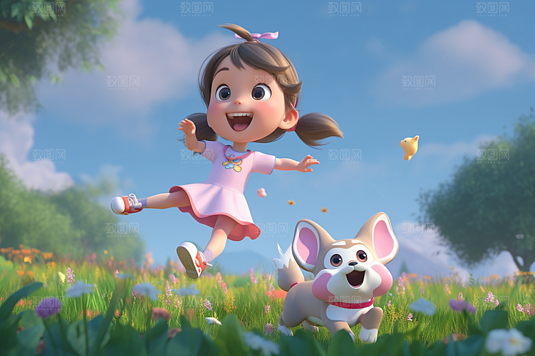 快乐儿童3D童趣模型
