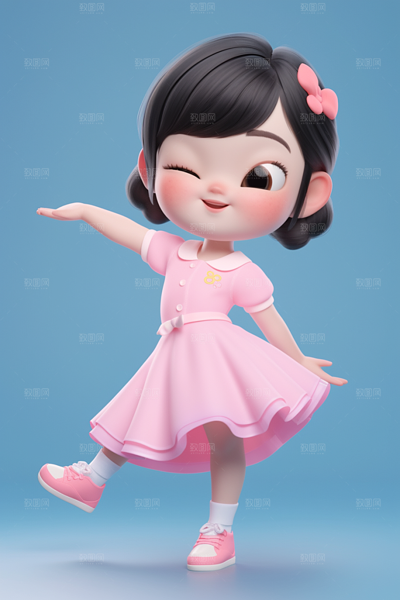 快乐儿童孩童立体模型
