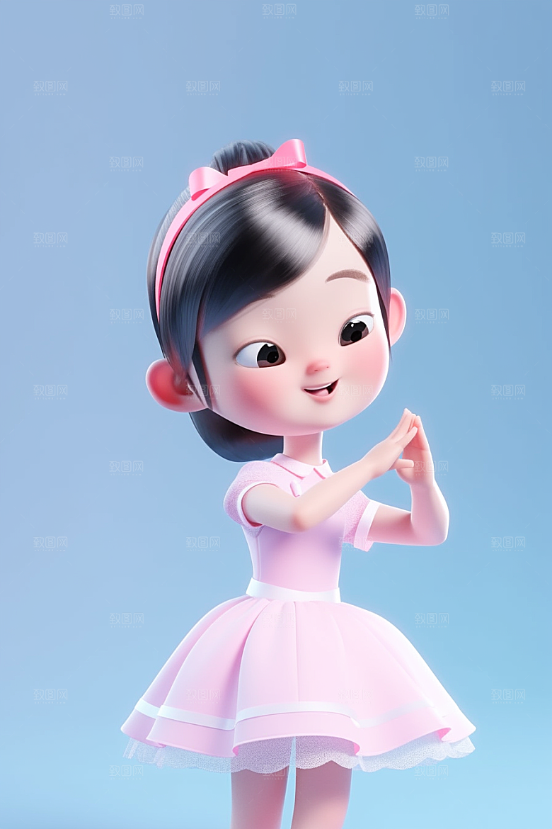 快乐儿童孩童IP模型