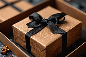 礼物盒精致浪漫摄影图