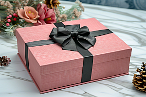 礼物盒浪漫纸盒摄影图