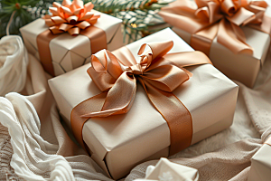 礼物礼品送礼纸盒素材