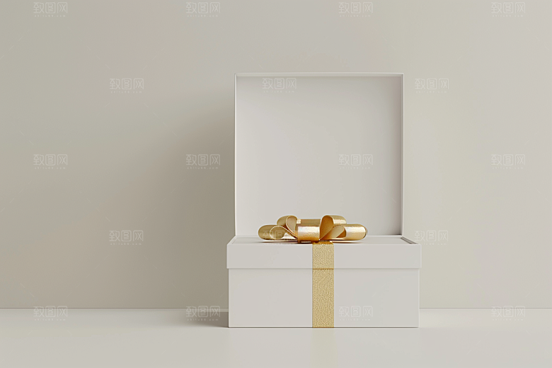 礼物礼品节日纸箱素材