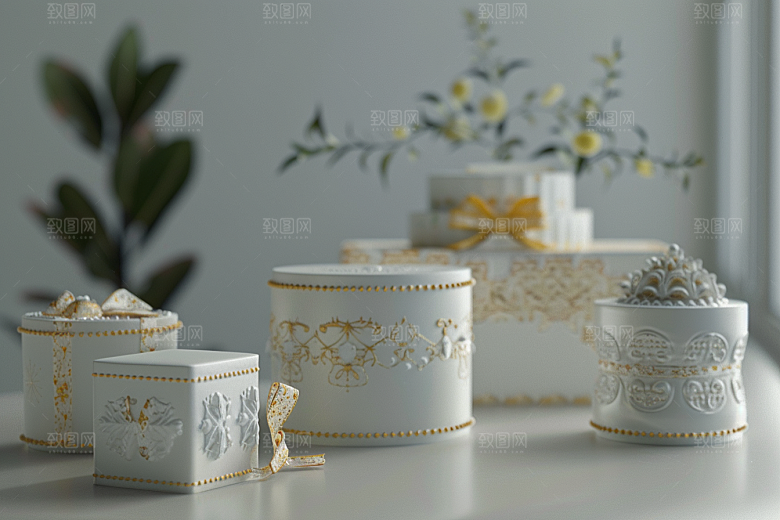 礼物礼品纸盒节日素材