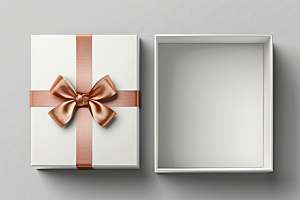 礼物礼品纸盒礼物包装盒素材