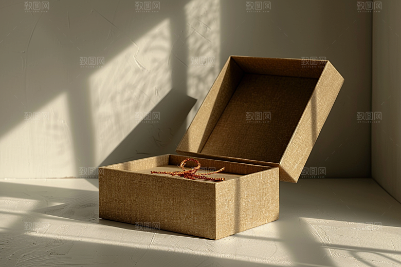 礼物礼品纸盒礼物包装盒素材