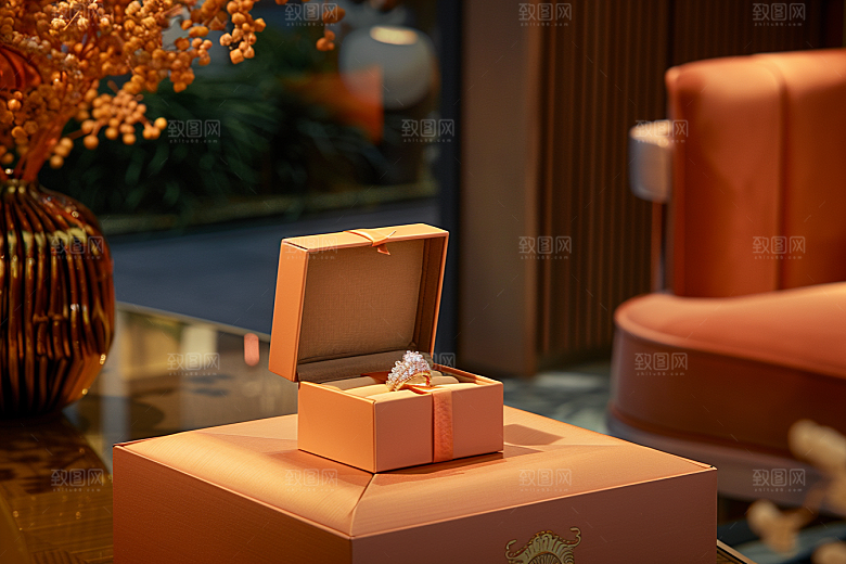 礼物礼品唯美节日素材